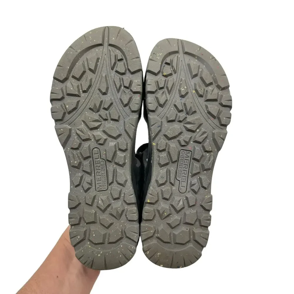 Merrell Youth Hydro Drift Black & Blue Camo Outdoor Sports Water Sandals